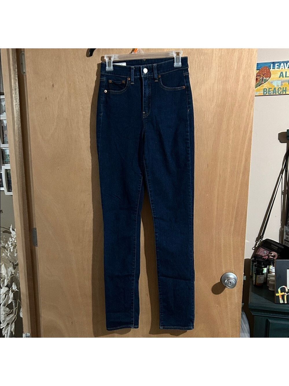 GAP Women's High Rise Dark Blue Jeans